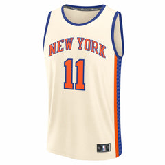 Jalen Brunson New York Knicks 2025/26 City Edition Fast Break Jersey - Cream for sale