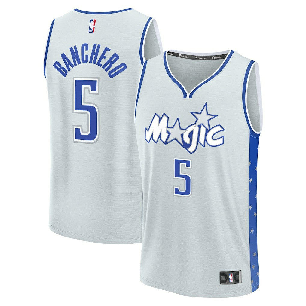Paolo Banchero Orlando Magic 2025/26 City Edition Fast Break Jersey - Silver discount
