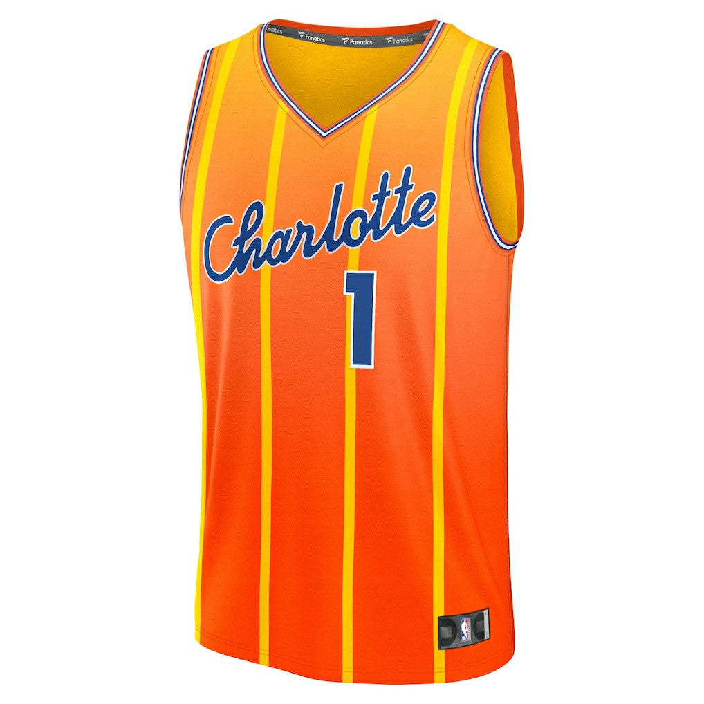 LaMelo Ball Charlotte Hornets 2025/26 City Edition Fast Break Jersey - Orange outlet