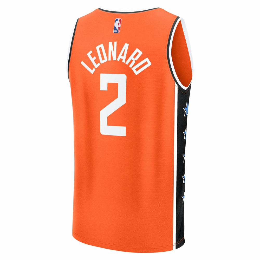 Kawhi Leonard LA Clippers 2025/26 City Edition Fast Break Jersey - Orange online