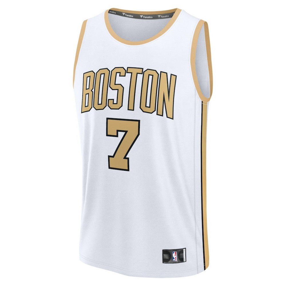 Jaylen Brown Boston Celtics 2025/26 City Edition Fast Break Jersey - White shop