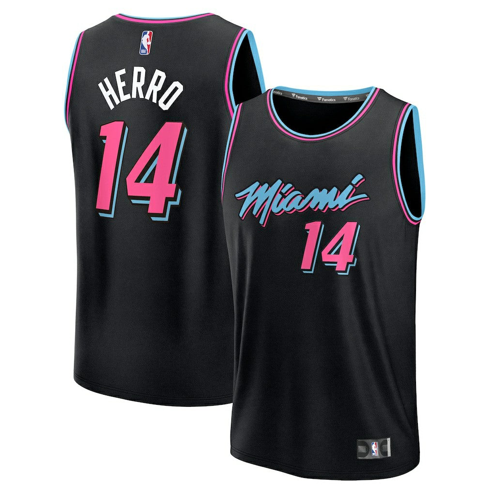 Tyler Herro Miami Heat Youth 2025/26 City Edition Fast Break Jersey - Black outlet