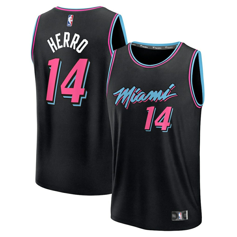 Tyler Herro Miami Heat Youth 2025/26 City Edition Fast Break Jersey - Black outlet