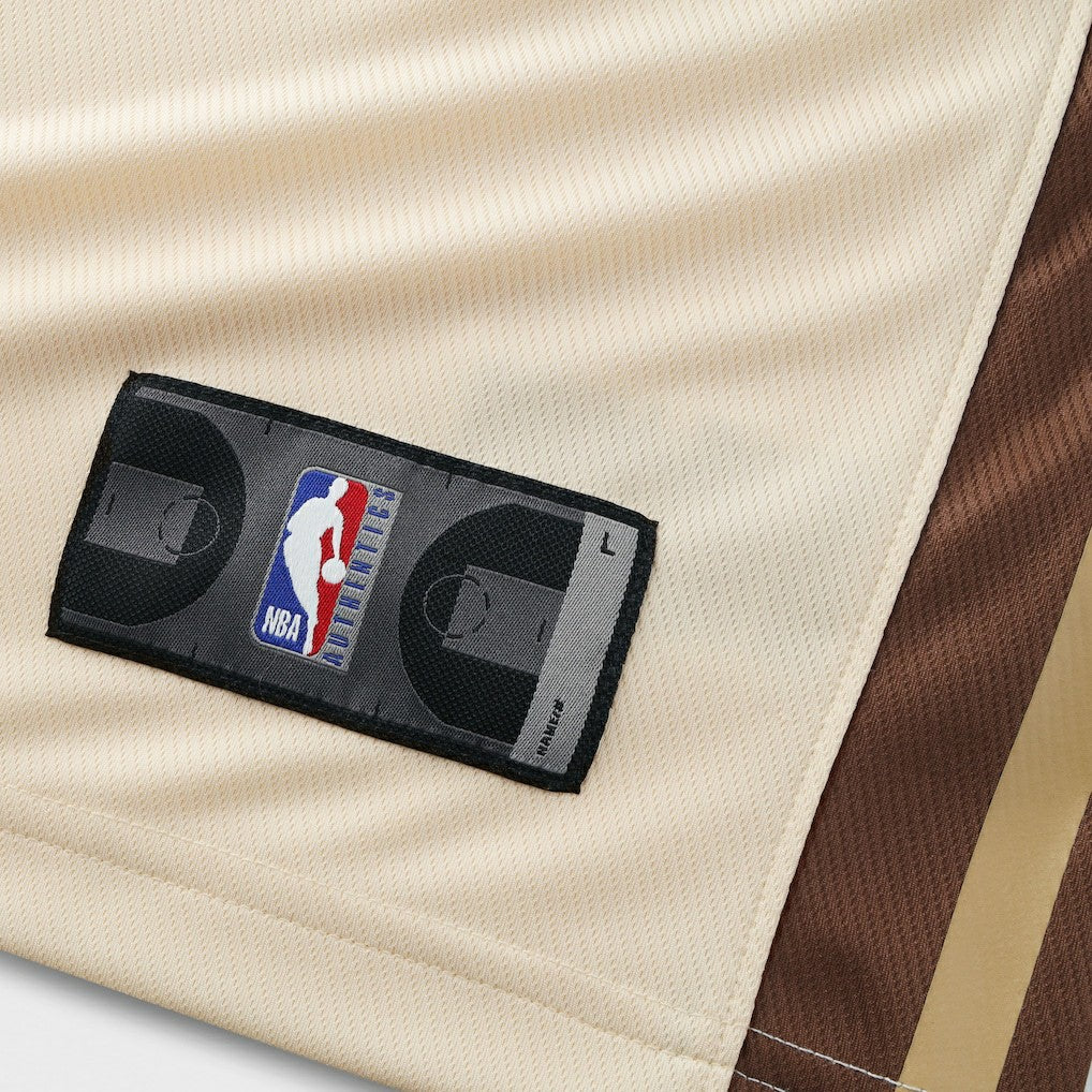 Stephen Curry Golden State Warriors Youth 2025/26 City Edition Fast Break Jersey sale - Tan for sale