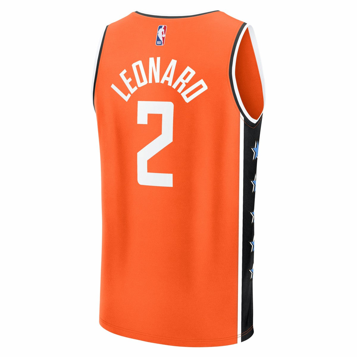 Kawhi Leonard LA Clippers Youth 2025/26 City Edition Fast Break Jersey - Orange discount