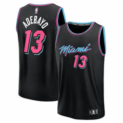 Bam Adebayo Miami Heat Youth 2025/26 City Edition Fast Break Jersey - Black on sale