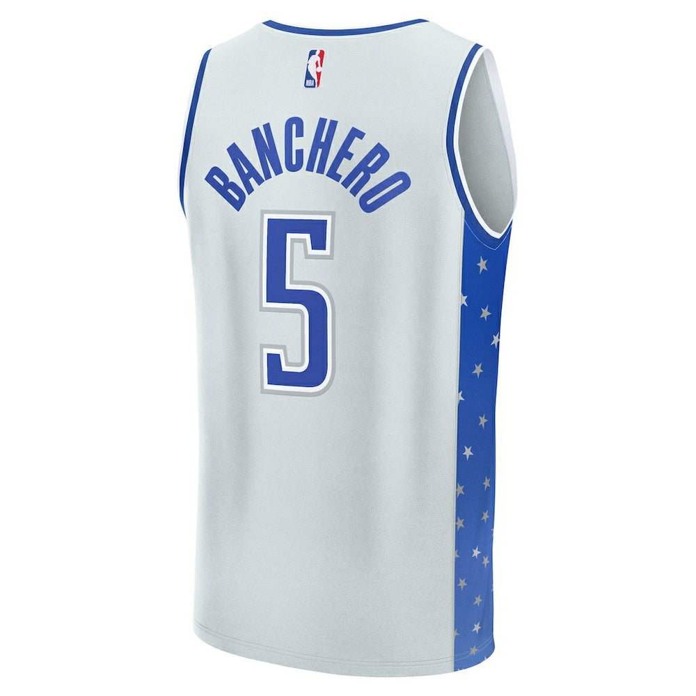 Paolo Banchero Orlando Magic Youth 2025/26 City Edition Fast Break Jersey - Silver for sale