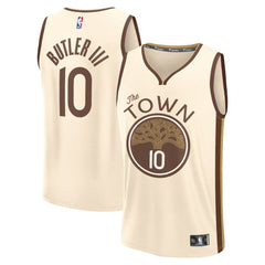 Jimmy Butler III Golden State Warriors Youth 2025/26 City Edition Fast Break Jersey sale - Tan sale