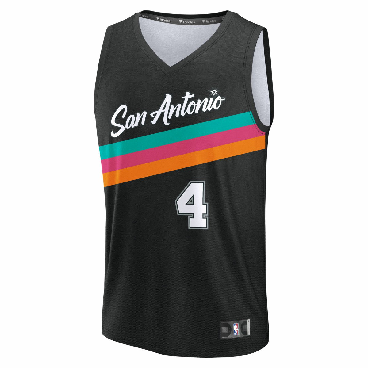 De'Aaron Fox San Antonio Spurs Youth 2025/26 City Edition Fast Break Jersey - Black shop