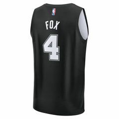 De'Aaron Fox San Antonio Spurs Youth 2025/26 City Edition Fast Break Jersey - Black shop