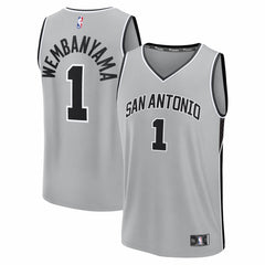 Victor Wembanyama San Antonio Spurs Youth Fast Break Jersey - Statement Edition - Silver shop