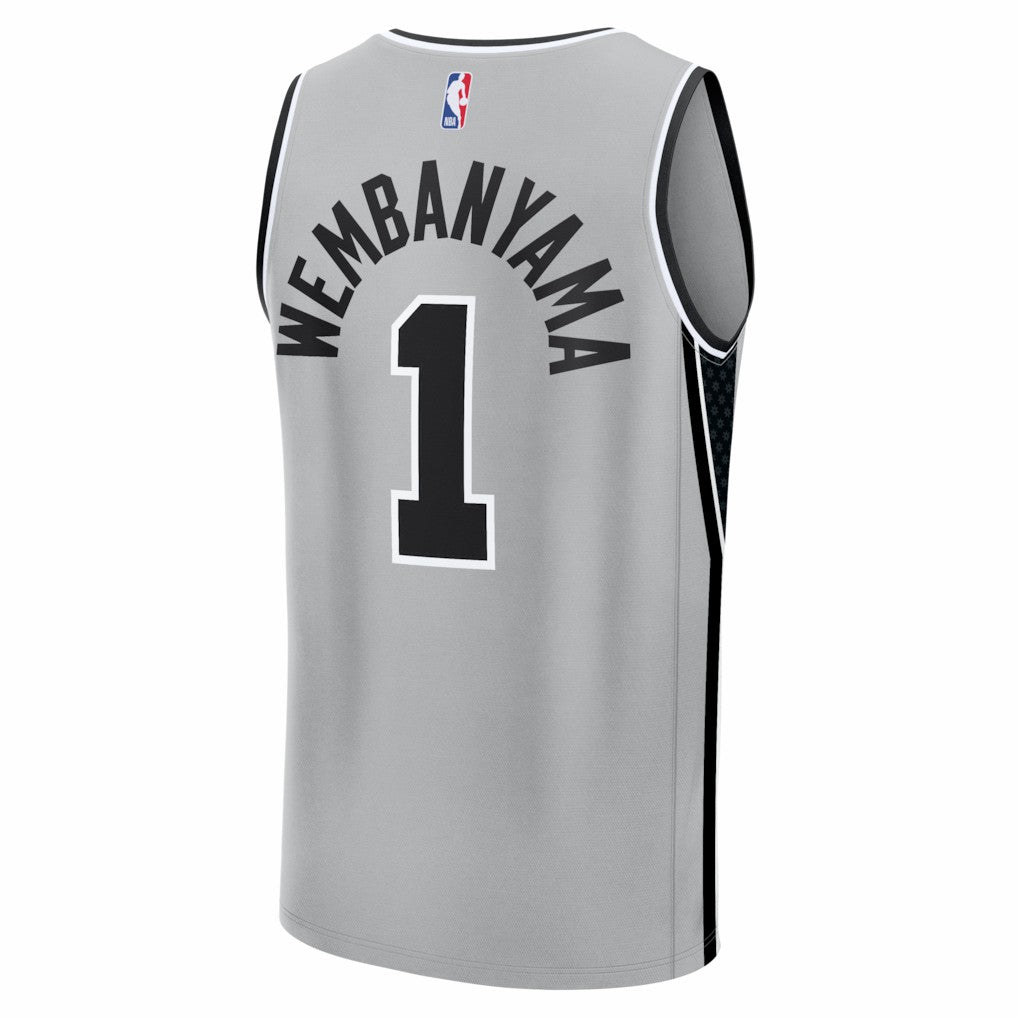Victor Wembanyama San Antonio Spurs Youth Fast Break Jersey - Statement Edition - Silver shop