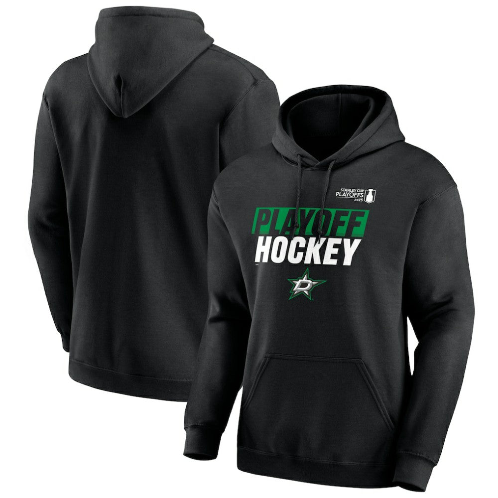 Dallas Stars Fanatics 2025 Stanley Cup Playoffs Breakout Pullover Hoodie - Black Hoodies