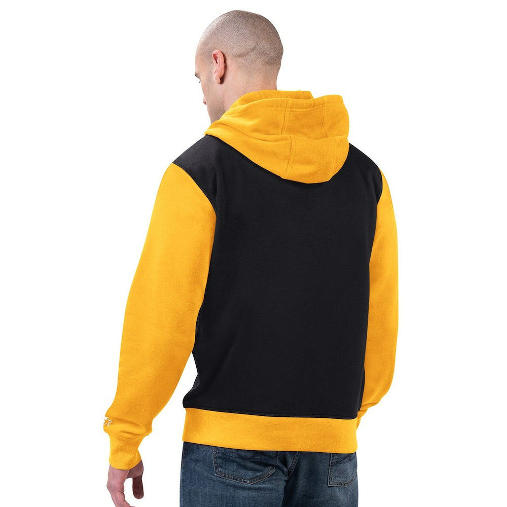 Pittsburgh Steelers Starter Thursday Night Gridiron Full-Zip Hoodie - Black/Gold discount