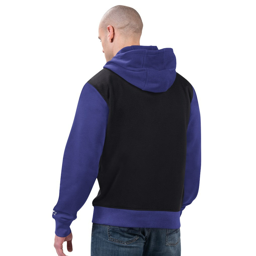 Baltimore Ravens Starter Thursday Night Gridiron Full-Zip Hoodie - Black/Purple for sale