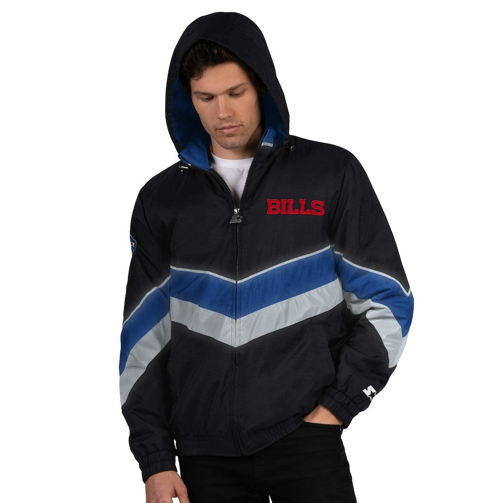 Buffalo Bills Starter Thursday Night Gridiron Full-Zip Jacket - Black/Royal cheap