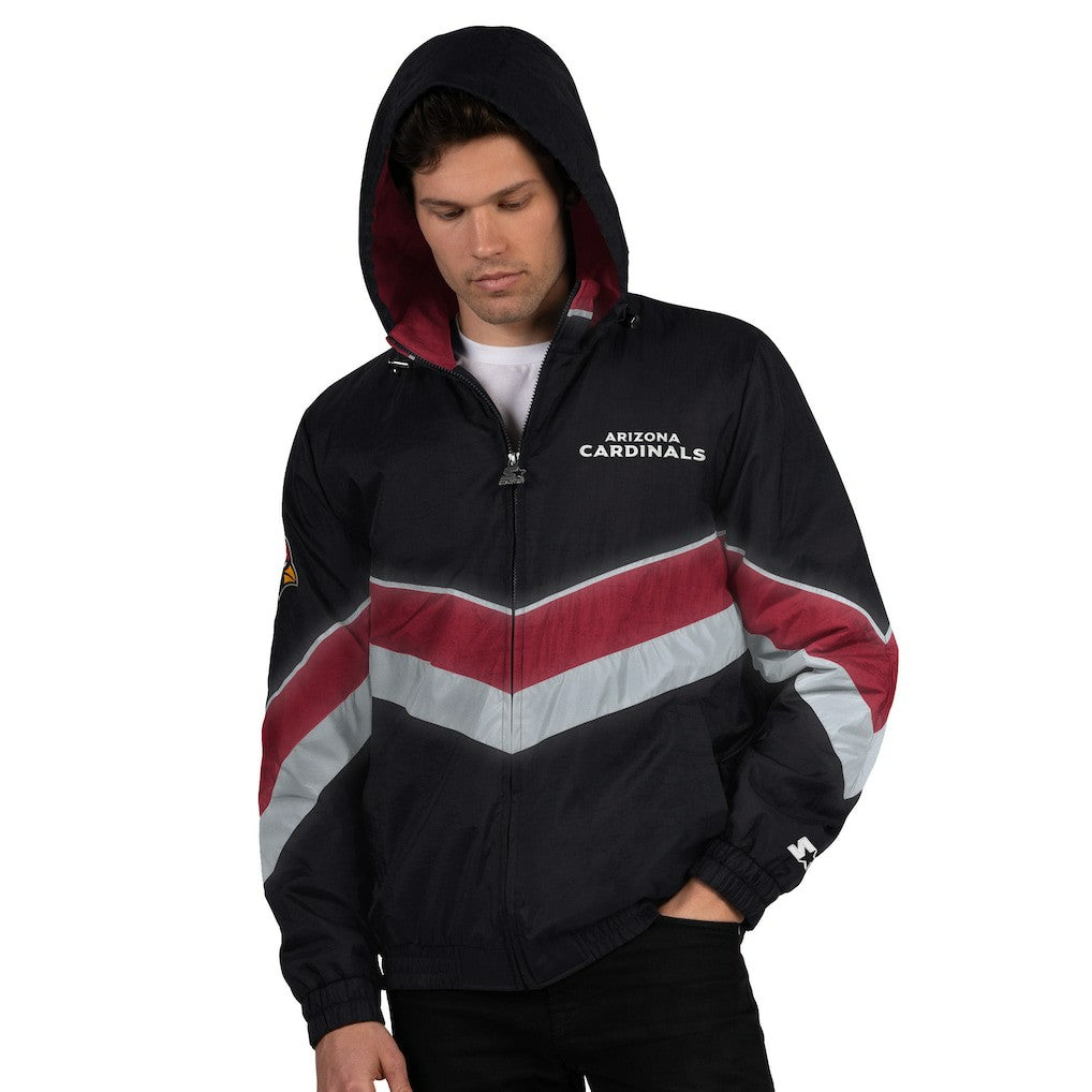 Arizona Cardinals Starter Thursday Night Gridiron Full-Zip Jacket - Black/Cardinal sale