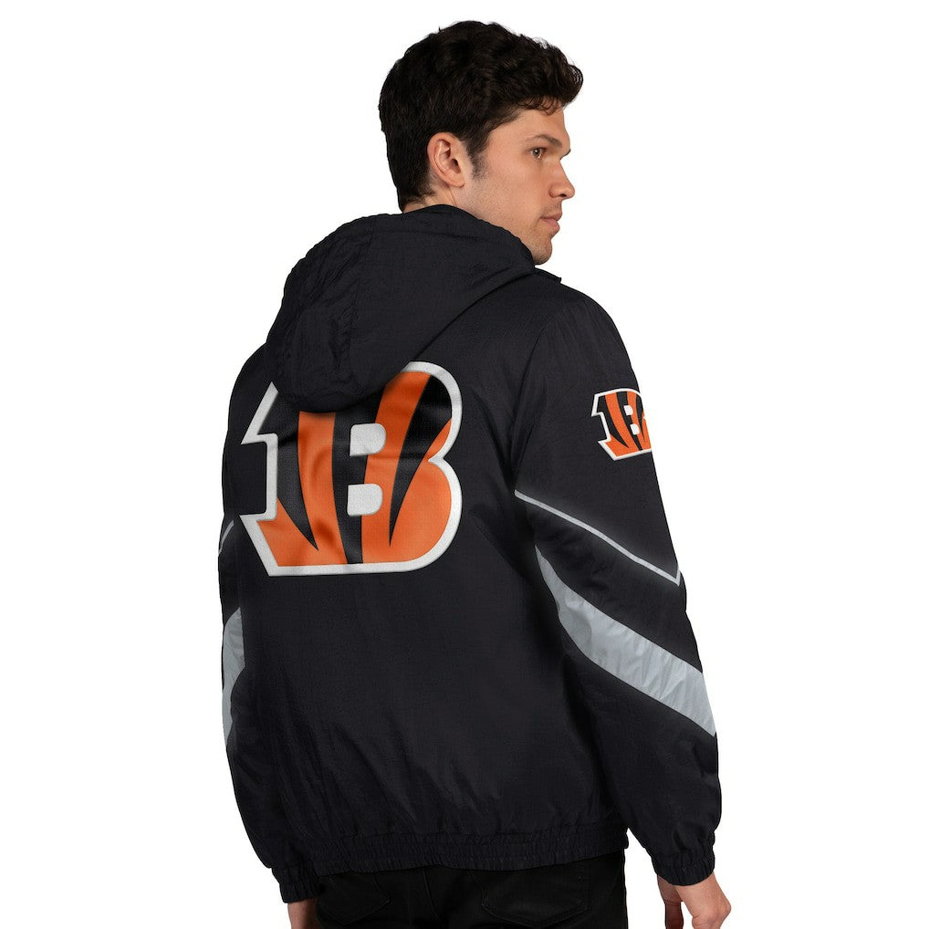 Cincinnati Bengals Starter Thursday Night Gridiron Full-Zip Jacket - Black/Orange on sale