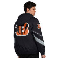 Cincinnati Bengals Starter Thursday Night Gridiron Full-Zip Jacket - Black/Orange on sale