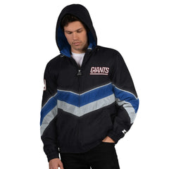 New York Giants Starter Thursday Night Gridiron Full-Zip Jacket - Black/Royal for sale