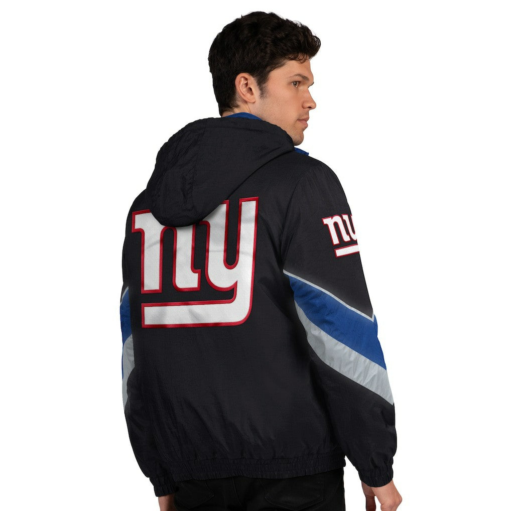New York Giants Starter Thursday Night Gridiron Full-Zip Jacket - Black/Royal for sale