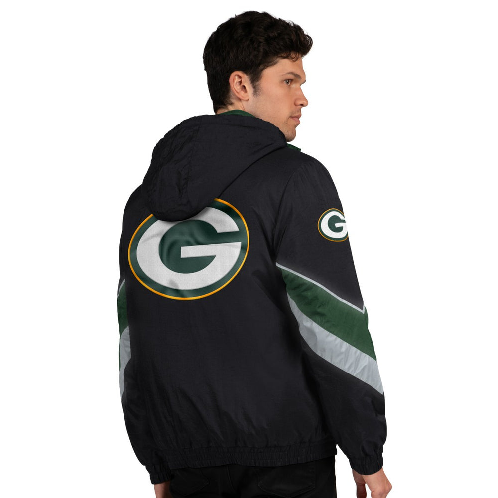 Green Bay Packers Starter Thursday Night Gridiron Full-Zip Jacket - Black/Green online