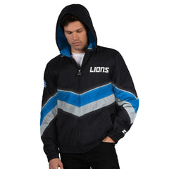 Detroit Lions Starter Thursday Night Gridiron Full-Zip Jacket - Black/Blue on sale