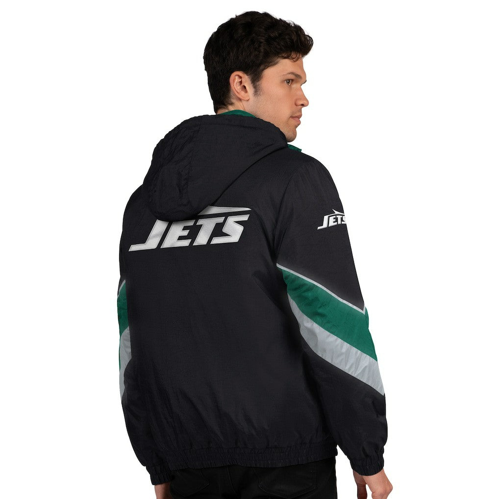 New York Jets Starter Thursday Night Gridiron Full-Zip Jacket - Black/Green for sale