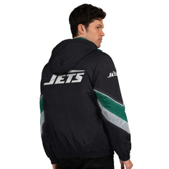 New York Jets Starter Thursday Night Gridiron Full-Zip Jacket - Black/Green for sale