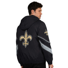 New Orleans Saints Starter Thursday Night Gridiron Full-Zip Jacket - Black/Gold discount