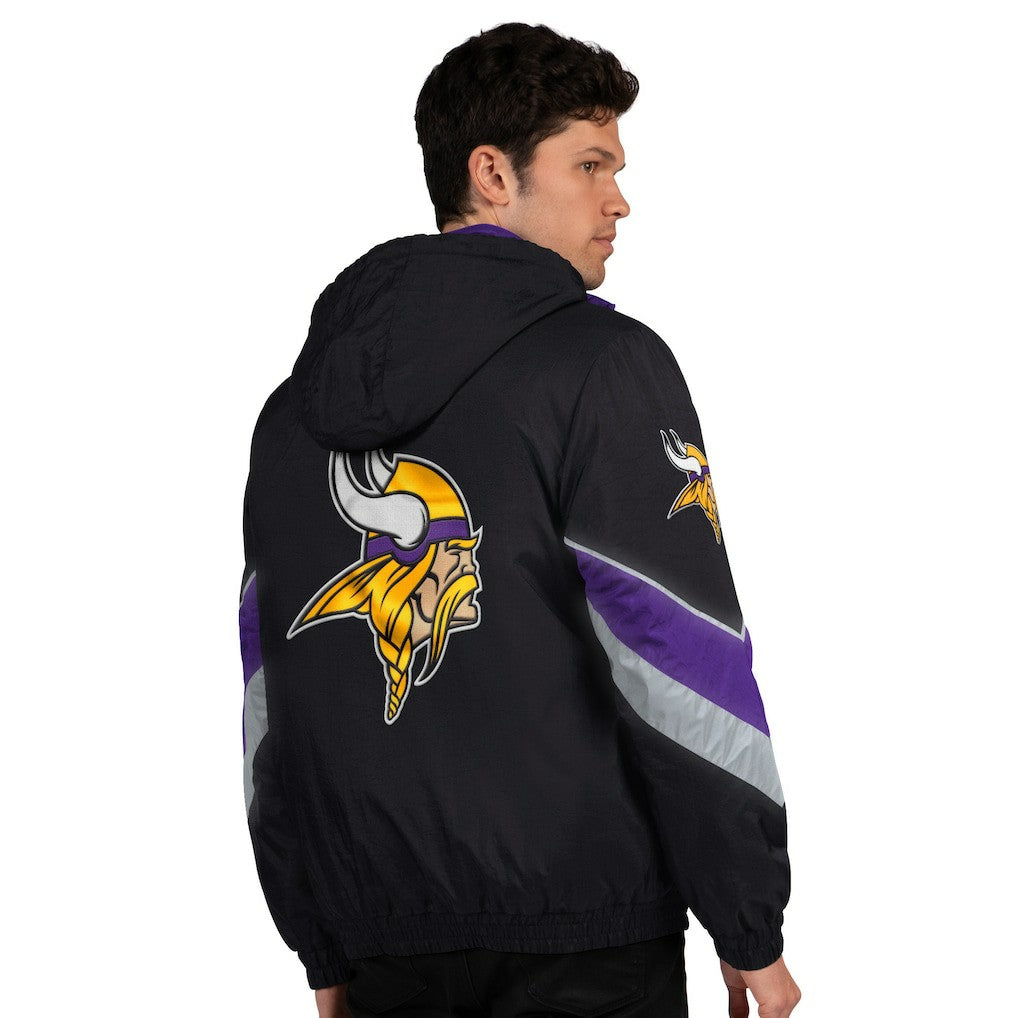 Minnesota Vikings Starter Thursday Night Gridiron Full-Zip Jacket - Black/Purple for sale
