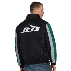 New York Jets Starter Thursday Night Gridiron Half-Zip Jacket - Black for sale