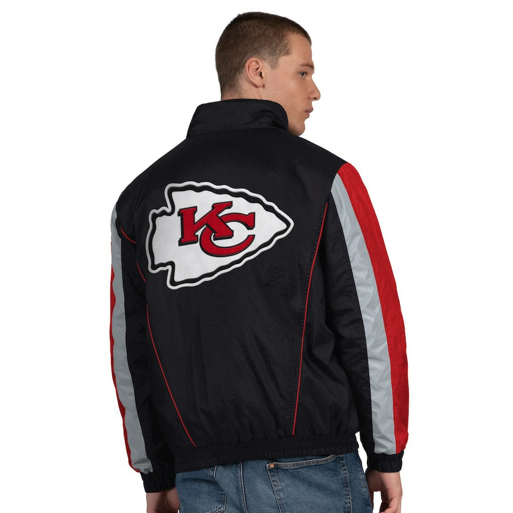 Kansas City Chiefs Starter Thursday Night Gridiron Half-Zip Jacket - Black sale