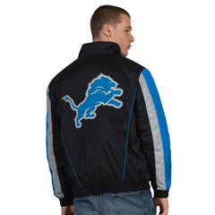 Detroit Lions Starter Thursday Night Gridiron Half-Zip Jacket - Black for sale