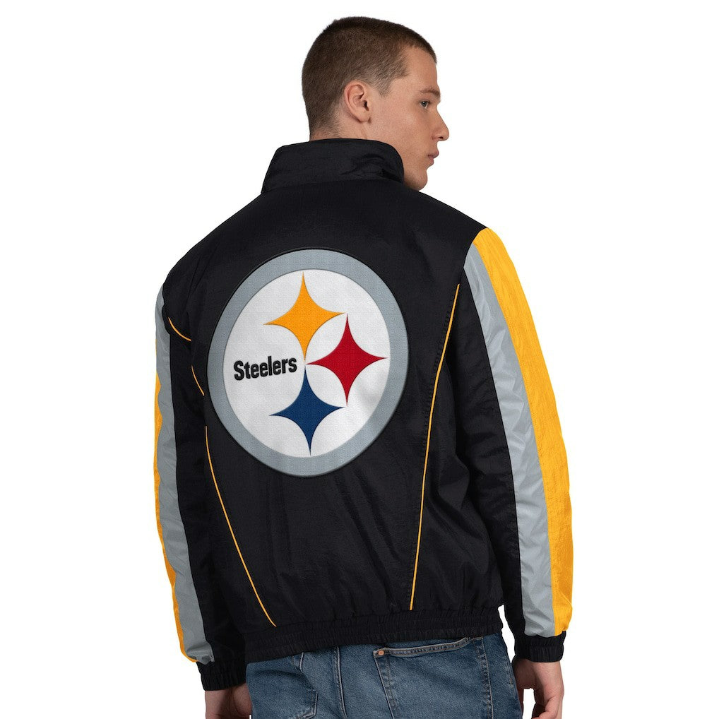 Pittsburgh Steelers Starter Thursday Night Gridiron Half-Zip Jacket - Black cheap