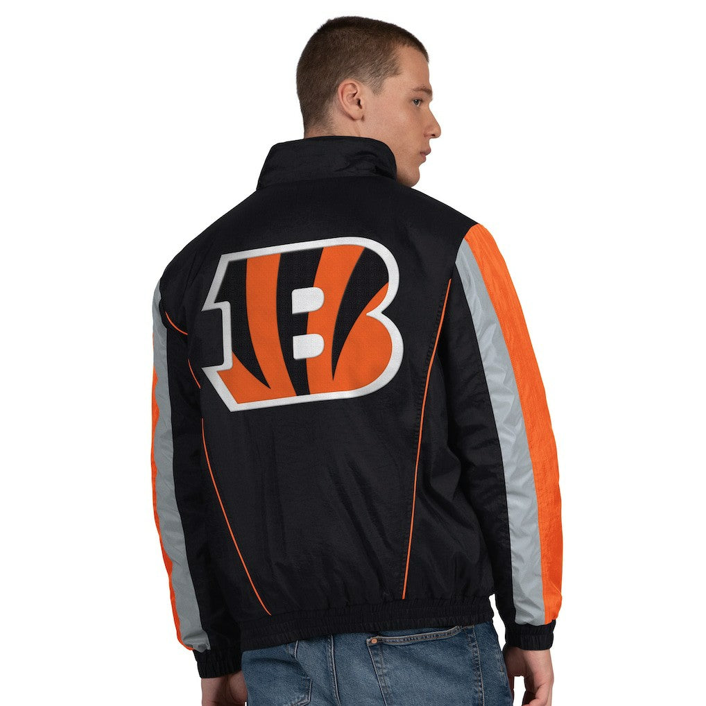 Cincinnati Bengals Starter Thursday Night Gridiron Half-Zip Jacket - Black discount