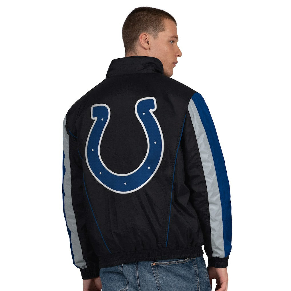 Indianapolis Colts Starter Thursday Night Gridiron Half-Zip Jacket - Black outlet