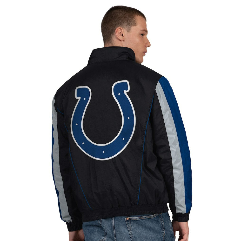 Indianapolis Colts Starter Thursday Night Gridiron Half-Zip Jacket - Black outlet
