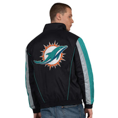 Miami Dolphins Starter Thursday Night Gridiron Half-Zip Jacket - Black online