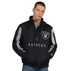 Las Vegas Raiders Starter Thursday Night Gridiron Half-Zip Jacket - Black online