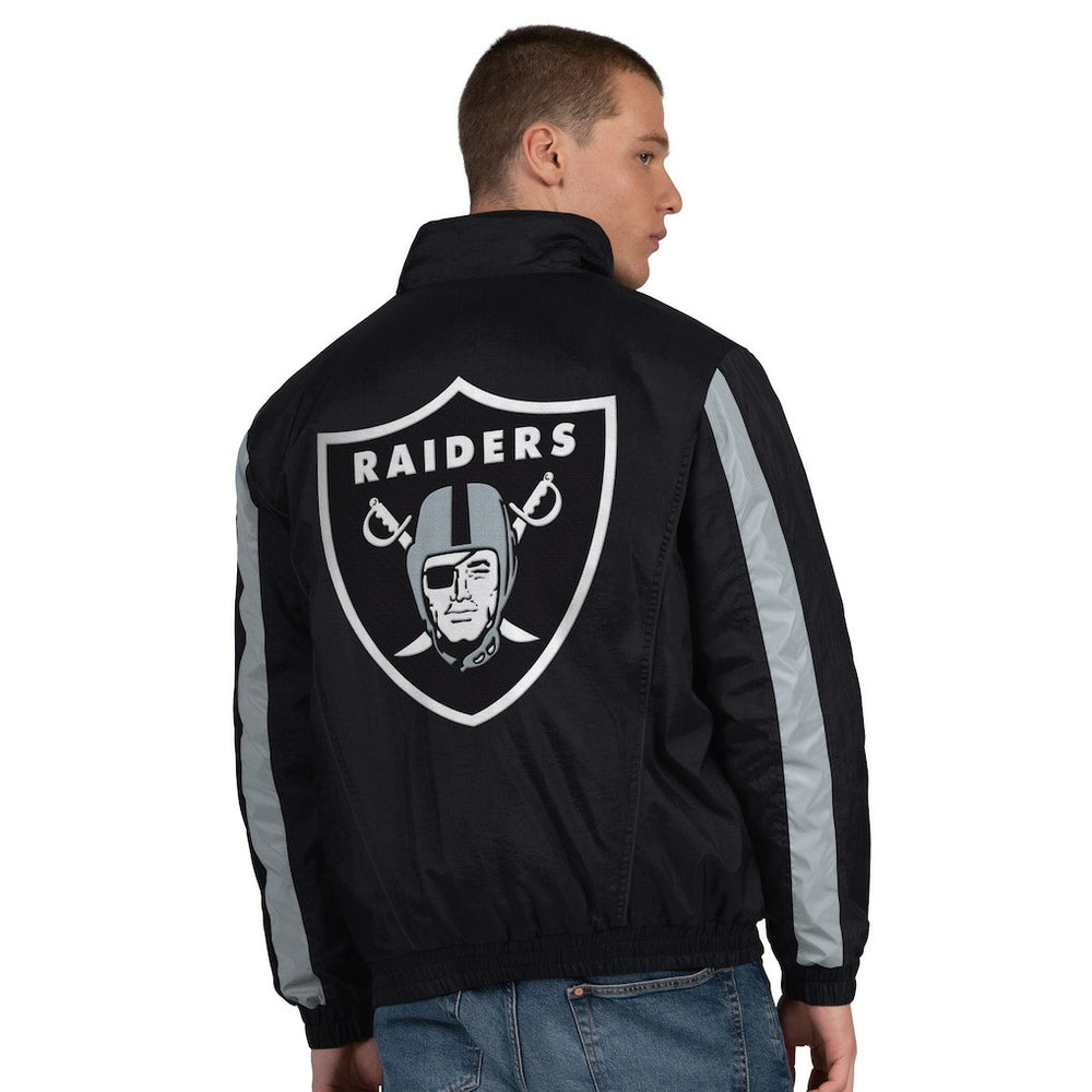 Las Vegas Raiders Starter Thursday Night Gridiron Half-Zip Jacket - Black online