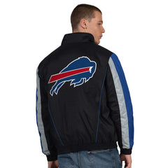 Buffalo Bills Starter Thursday Night Gridiron Half-Zip Jacket - Black on sale