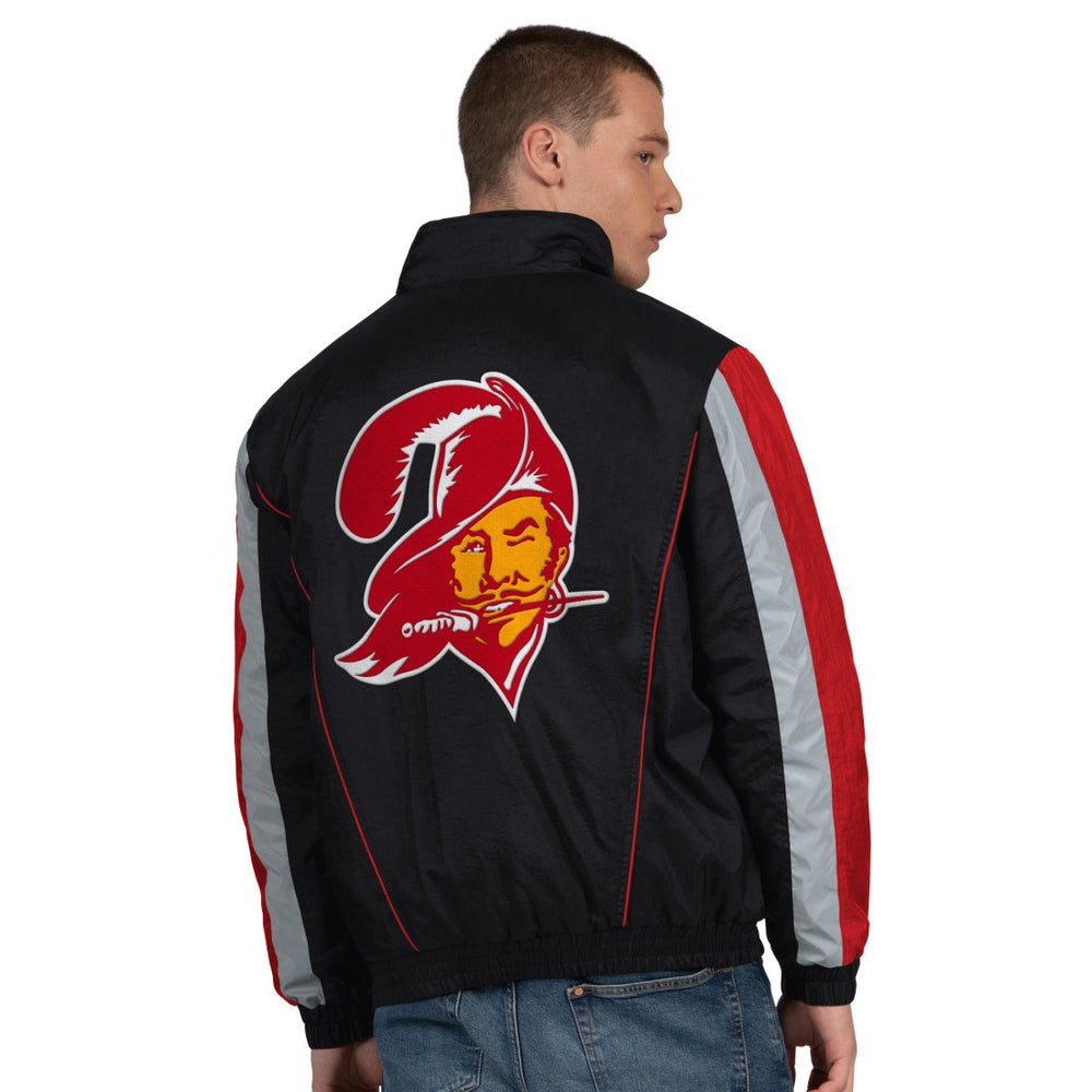 Tampa Bay Buccaneers Starter Thursday Night Gridiron Vintage Logo Half-Zip Jacket - Black outlet