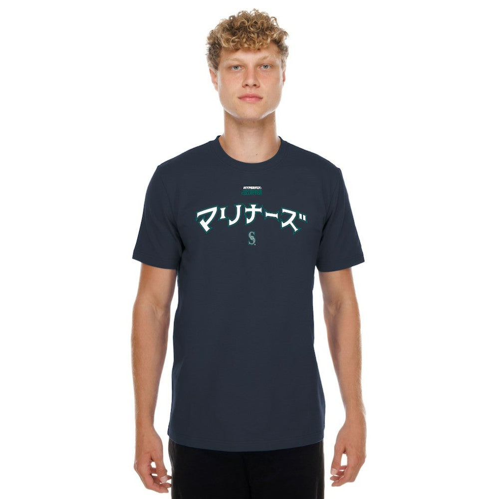 Seattle Mariners x Hyperfly T-Shirt Navy