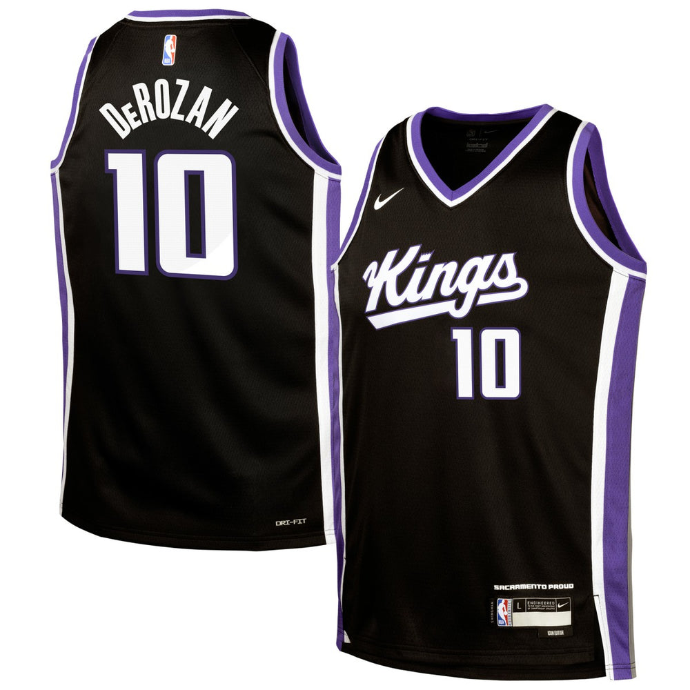 DeMar DeRozan Sacramento Kings Youth Swingman Jersey - Icon Edition - Black shop