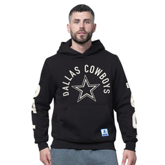Dallas Cowboys Starter Handoff Fleece Hoodie Sweatshirt - Black on sale