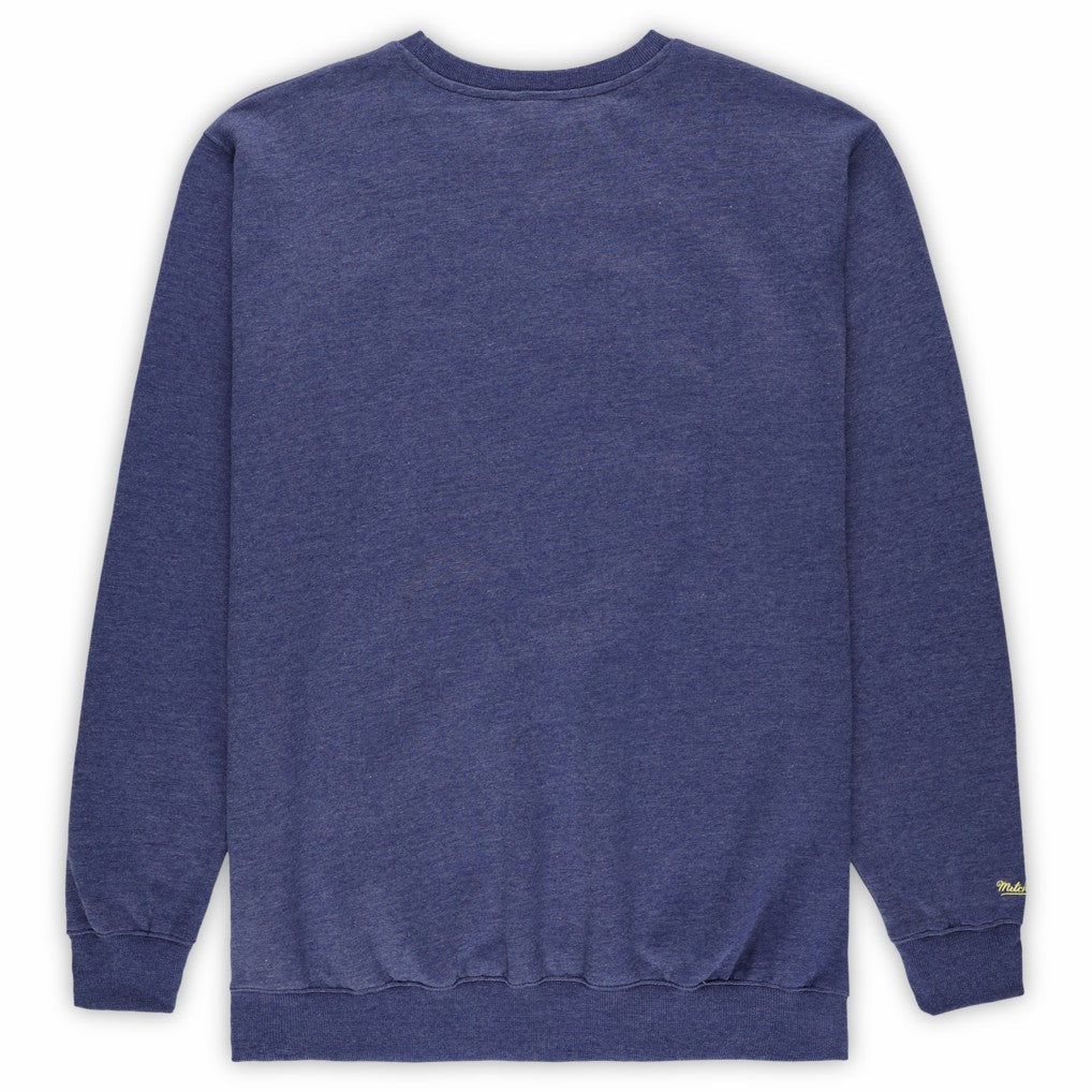 Golden State Warriors Hardwood Classics Big & Tall Crewneck Sweatshirt sale - Heather Royal cheap