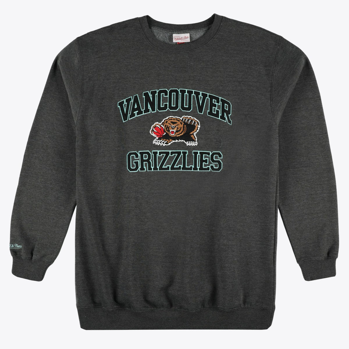 Memphis Grizzlies Hardwood Classics Big & Tall Crewneck Sweatshirt - Heather Charcoal shop