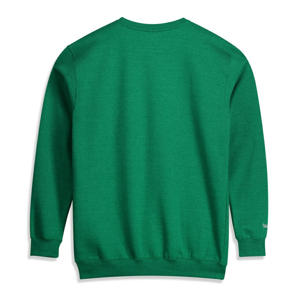 Boston Celtics Hardwood Classics Big & Tall Crewneck Sweatshirt - Heather Kelly Green for sale