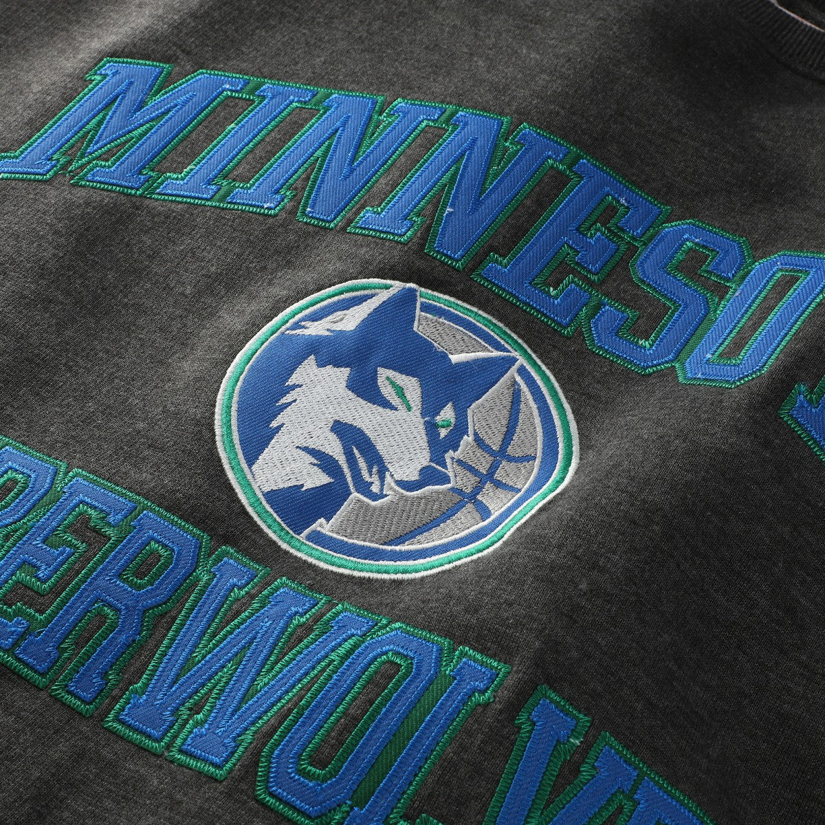 Minnesota Timberwolves Hardwood Classics Big & Tall Crewneck Sweatshirt - Heather Charcoal outlet